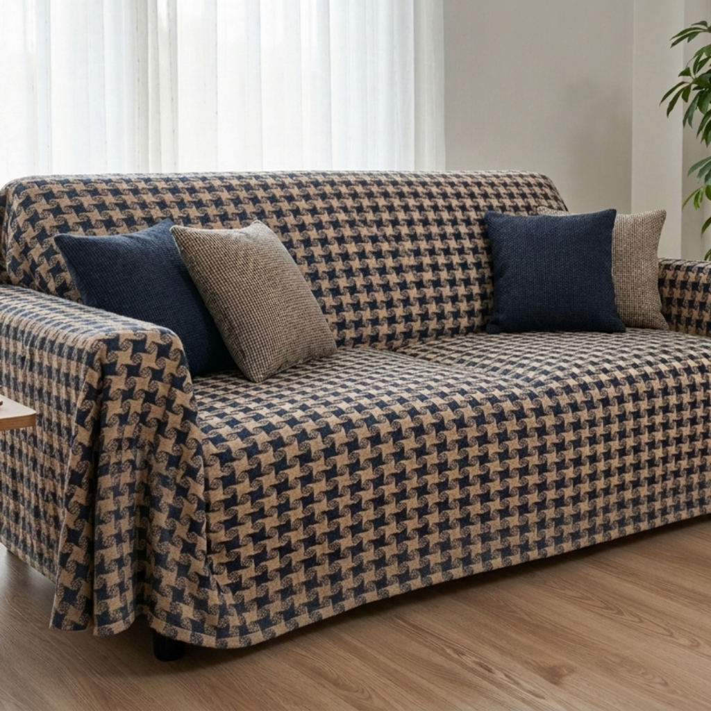 Manta Para Sofá Grande Manta Estrela 240x180 cm Manta para Cama e Poltrona Estampada