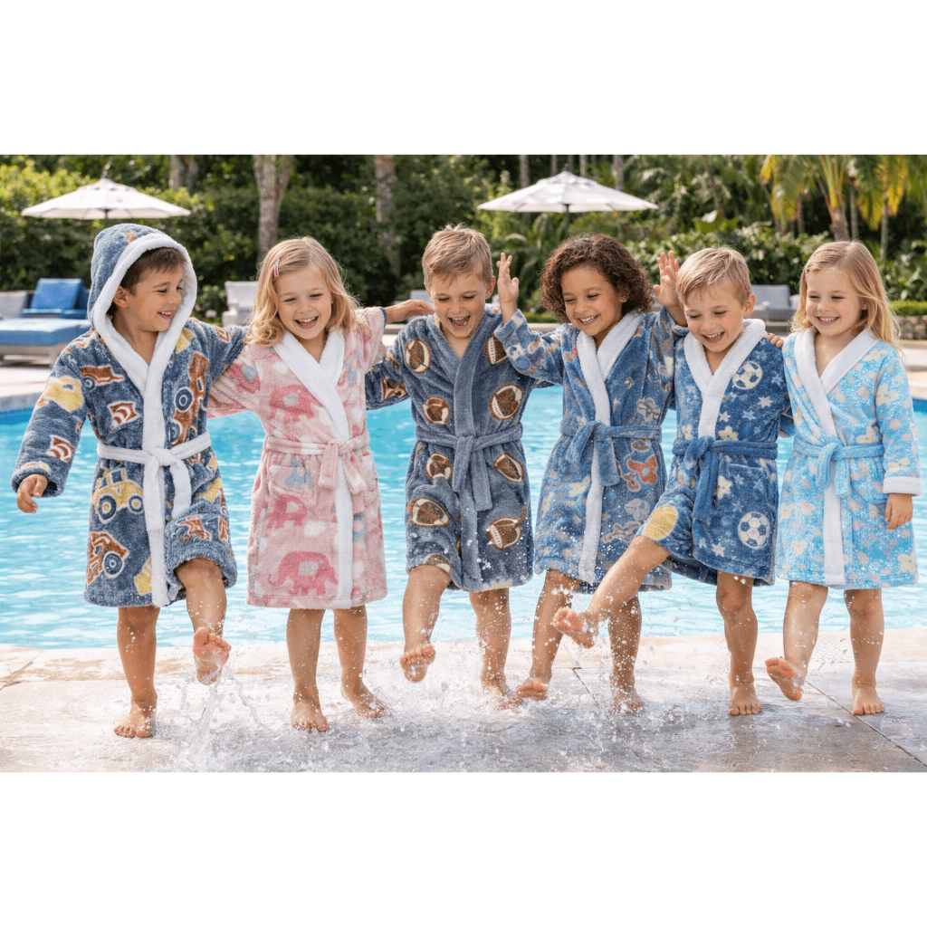 Roupão Infantil Microfibra Masculino Feminino