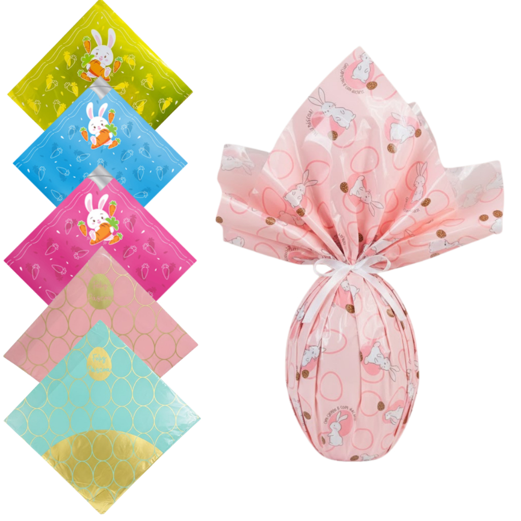 25 Sacos Para Ovo De Páscoa 250/350g 35x35cm Decorativo Embalagem Albano em Oferta na Shopee