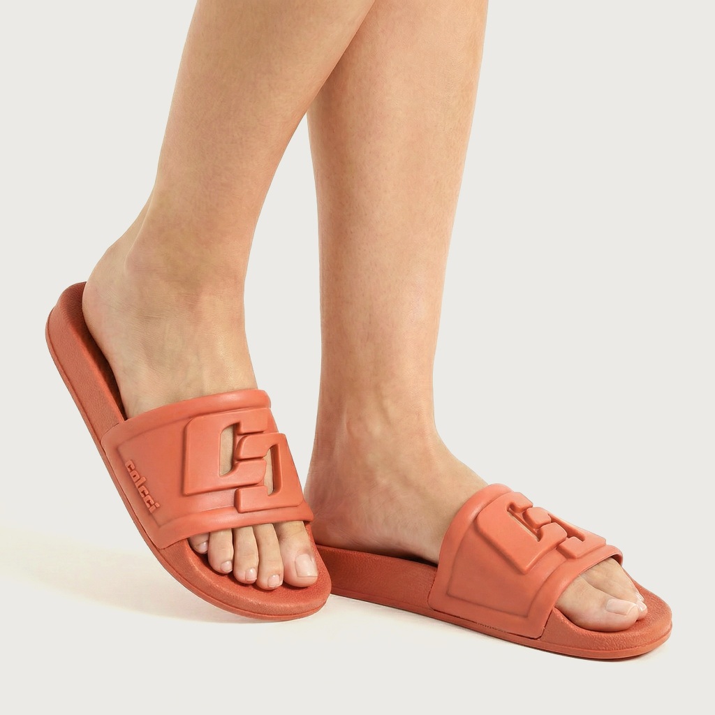 Imagem Chinelo Slide Unissex Bianca Colcci Techfit Tira Larga com Logo Vazado