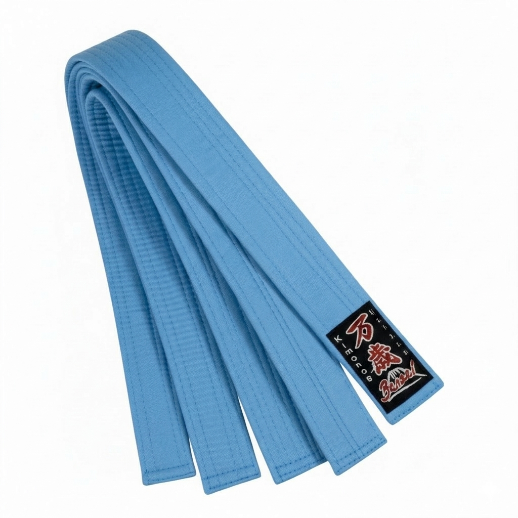 Faixa De Luta Azul 2,15M  M0 / M1 Jiu Jitsu Judô Karatê Taekwondo