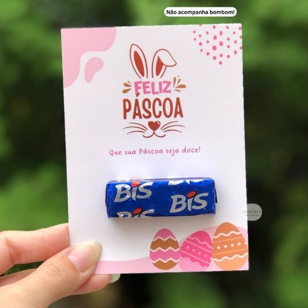 Páscoa 30/50/100 Cartão para colocar Biscoito Bombom Mimo Lembrancinha Agradecimento Cliente Cristã em Oferta na Shopee