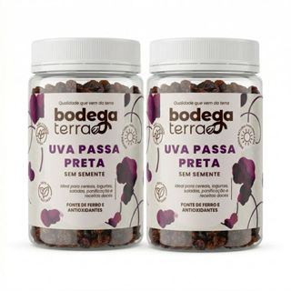 Uva Passa Preta Sem Semente Premium 100% Natural Antioxidante Fruta Seca 500G ou 1KG em Oferta na Shopee