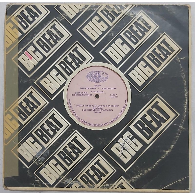 Disco de Vinil LP Grupo Samba de Bamba & Black Melody