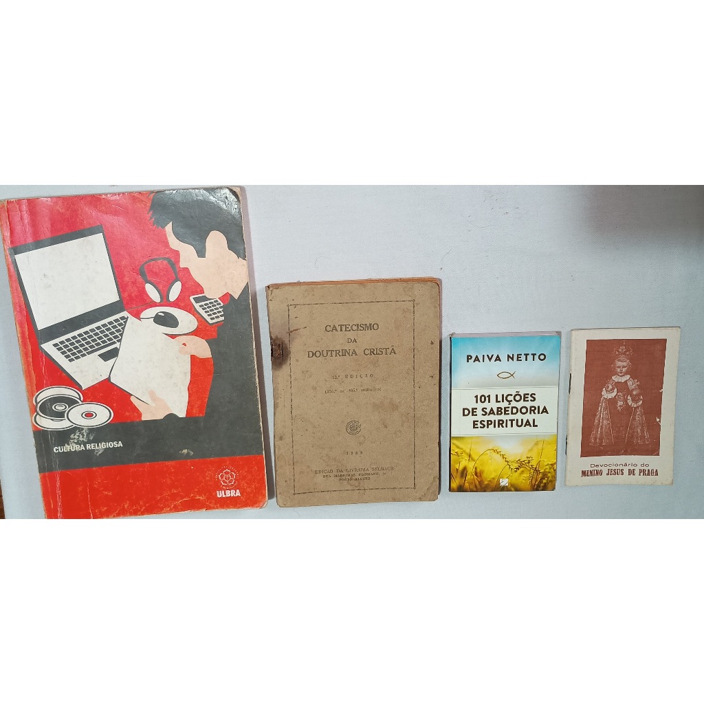 culrura religiosa/catecismo da cultura cristã 1959/101 lições de sabedoria esperitual/devocionario menino jesus de praga