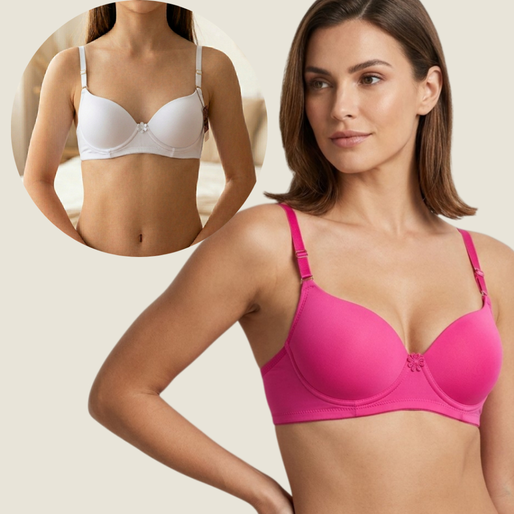 Sutiã Menina Moça Com Bojo Juvenil e Alças Reguláveis Confortável em Oferta na Shopee