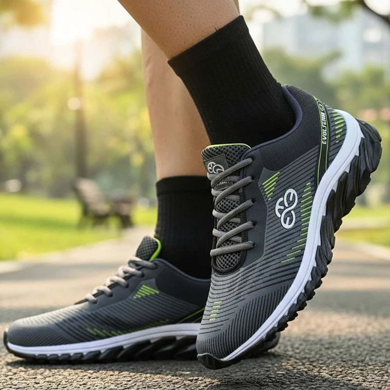 Tênis Masculino de Caminhada e Corrida Confortável — foto 2