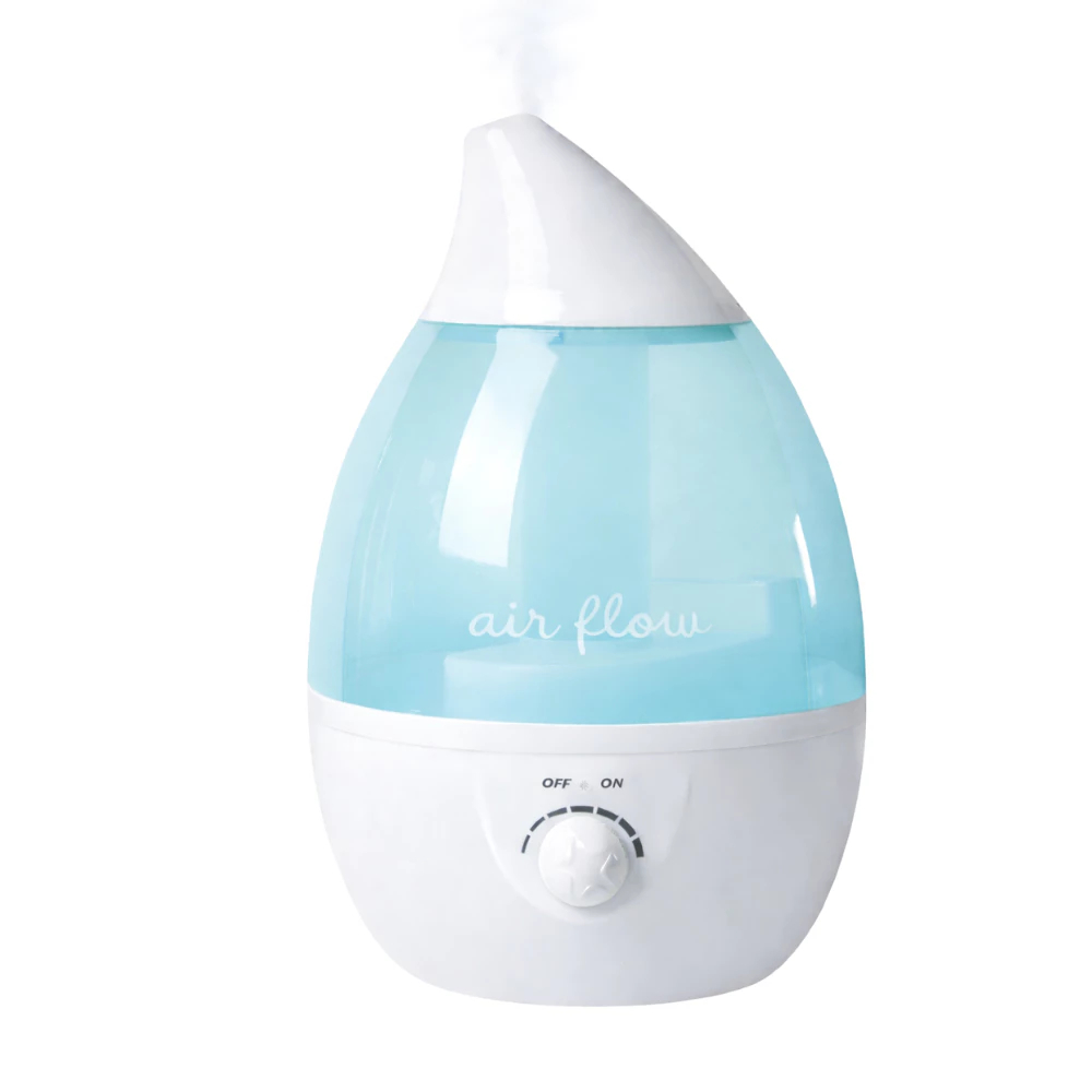 Umidificador Ar 3 L Ultrassônico Silencioso Difusor Aromas Luminária LED Portátil Azul Claro p/ casa