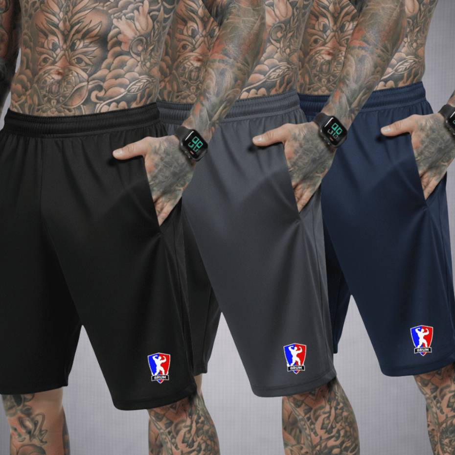 KIT 3 Bermudas Chimpa Masculina Short Dry Fit Esportivo Para Academia Treino E Lazer