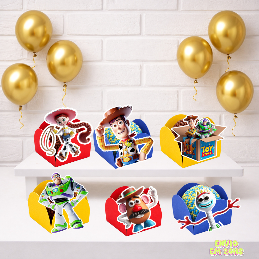 100 Forminhas de doce Personalizada Toy Story para beijinhos brigadeiro festa infantil Envio imediato