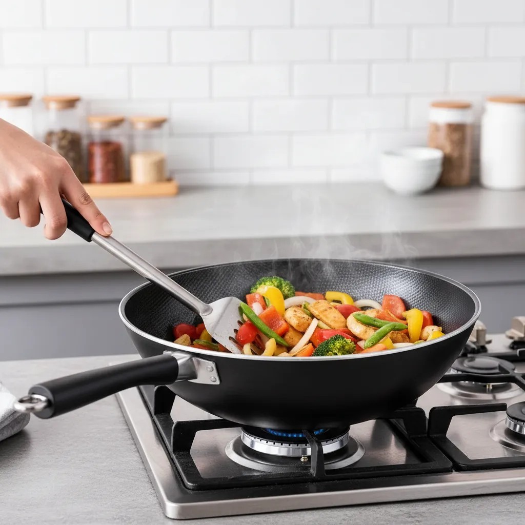 Imagem Frigideira Profissional Antiaderente Wok 34 cm