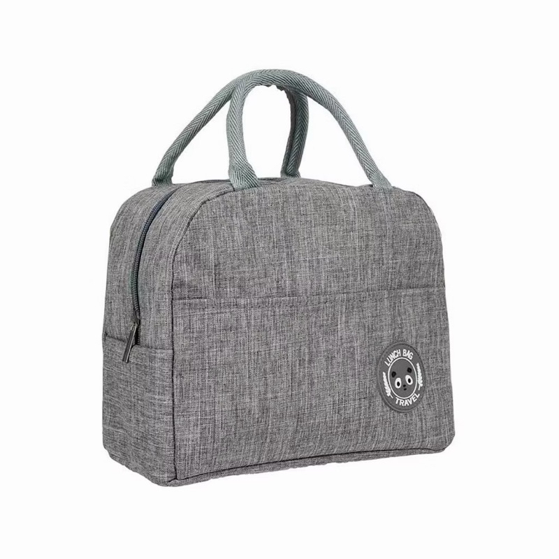 Kit Bolsa Térmica Portátil de Mão Lancheira Marmita Viagem Piquenique Prático