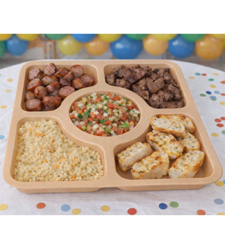 Kit de 8-32 Petisqueira Descartavel 25X25CM Para Petisco frios salgados festa evento vitrine em Oferta na Shopee