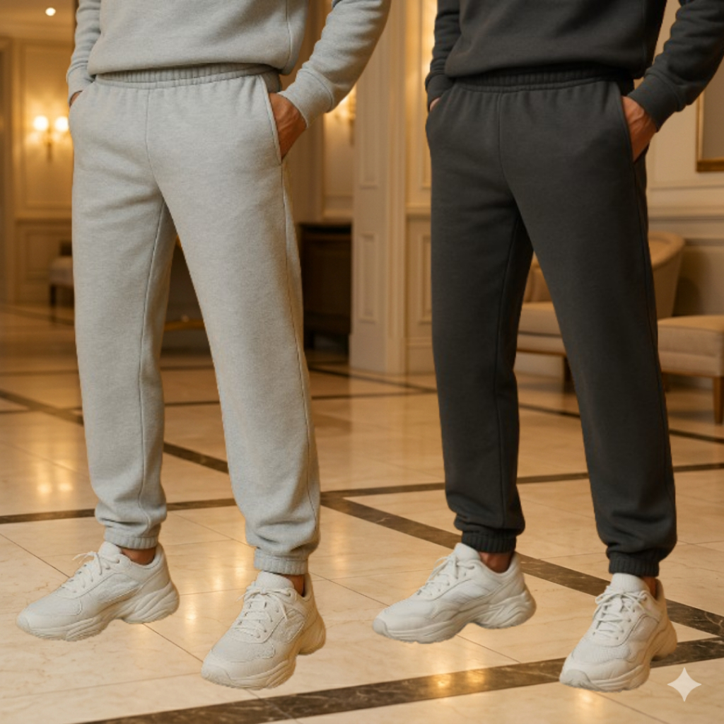 Leve 2 Pague 1 Calça Moletom Masculina E Feminina Kit 2 Calças Moletom Com Bolsos e Cordão Envio 24h