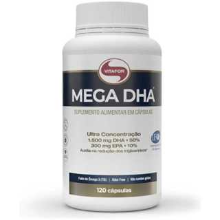Mega Dha Vitafor 1500mg 120 Cápsulas Neutro em Oferta na Shopee