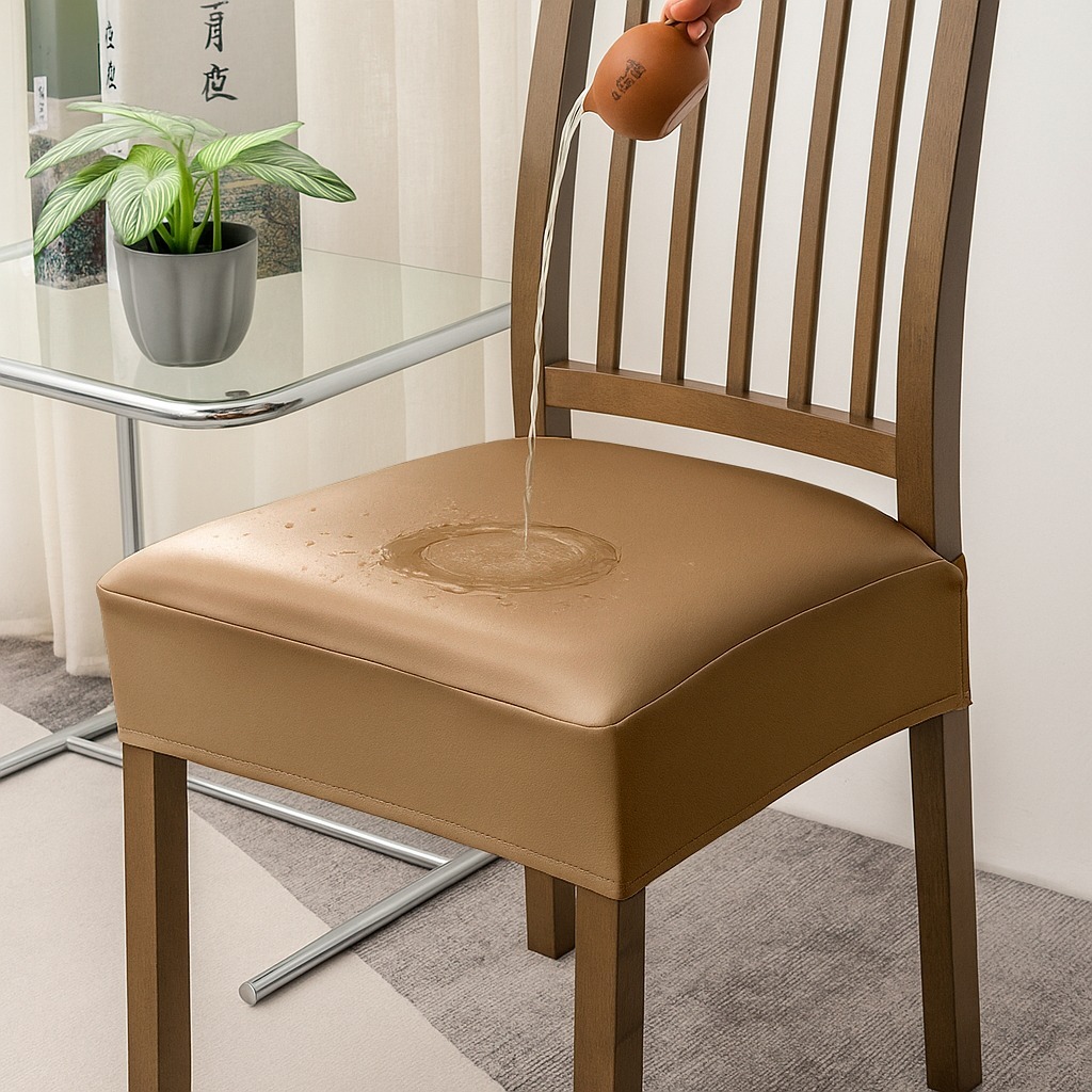 Capa de assento impermeável cadeira de jantar Courino kit 4 6 ou 8 unidades em Oferta na Shopee