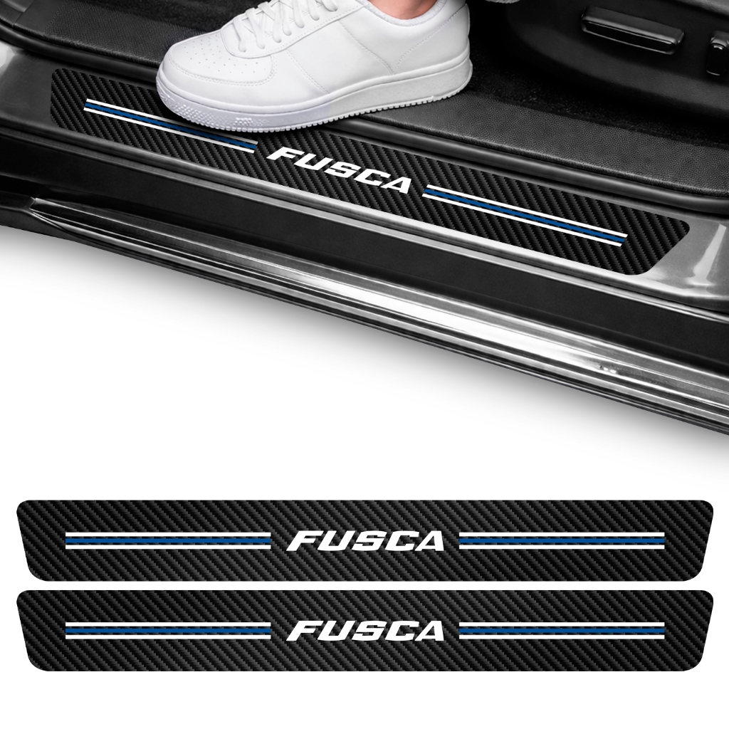 Kit Soleira Vinil Adesivo Proteção Fusca Tsi New Beetle Portas Carro