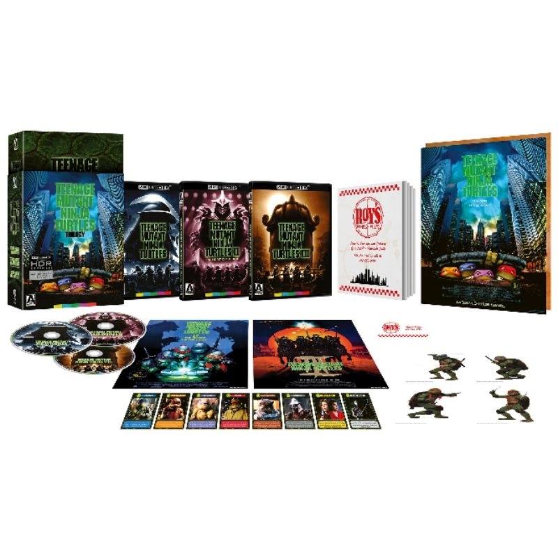 Giftset Blu ray 4K Trilogia As Tartarugas Ninja LACRADO!