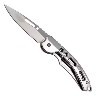 Canivete Dobrável Aço Inox Resistente para Atividades Outdoor e Emergências -BW7275