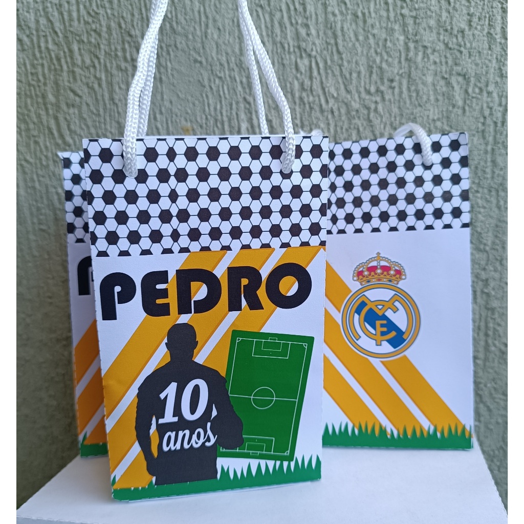 PEGUE E MONTE/ SACOLINHA PERSONALIZADA FUTEBOL / LEMBRANCINHA / FESTA MENINO/ FAZEMOS TODOS TEMAS