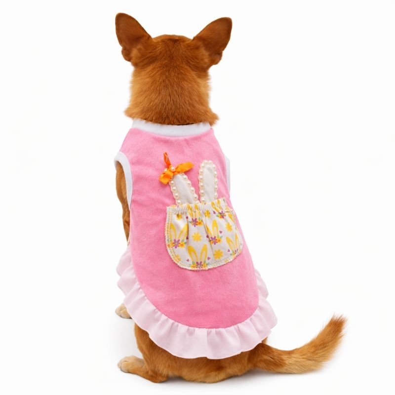 Fantasia de páscoa para cachorro animais de estimação todos os tamanhos cachorros pequenos médio e grande porte roupa