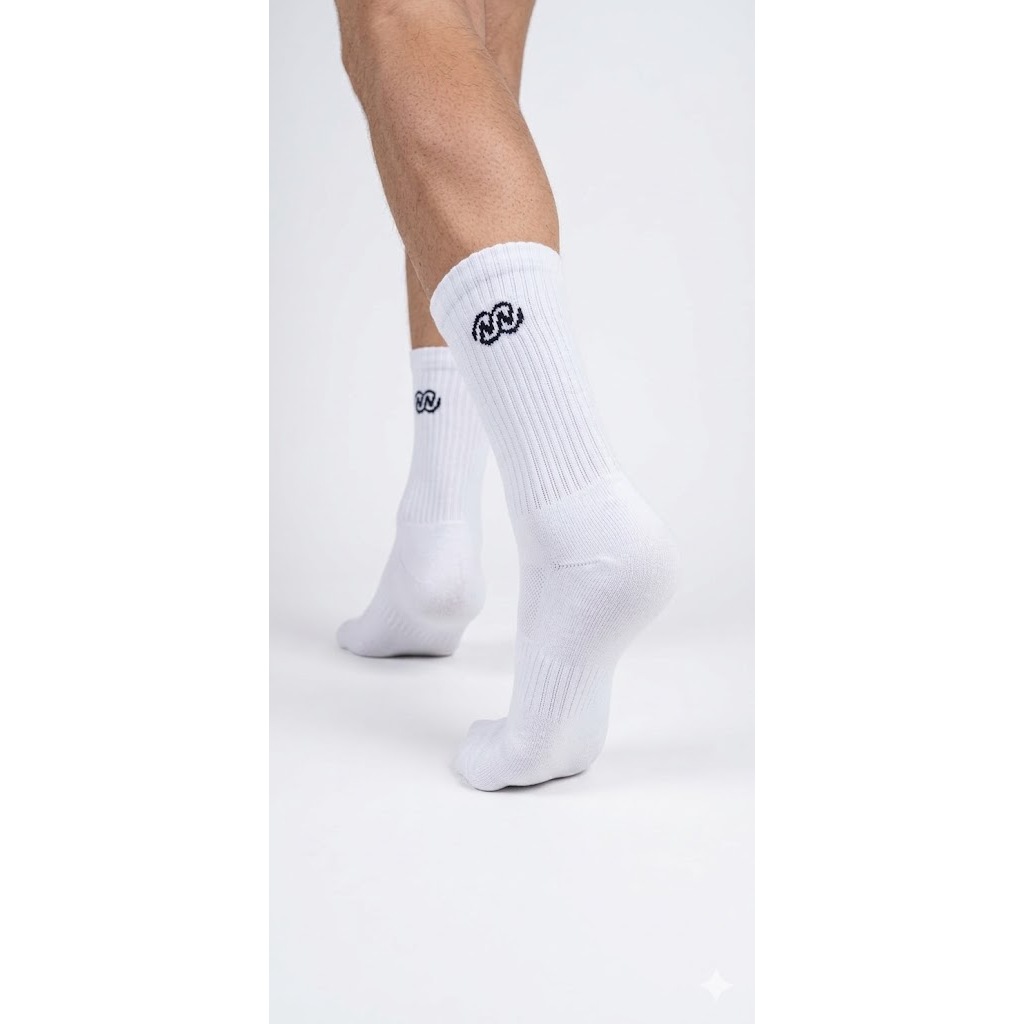 Meia Cano Alto Esportiva Corrida Ciclismo Pedal Bike Treino Colorida Neon em Oferta na Shopee