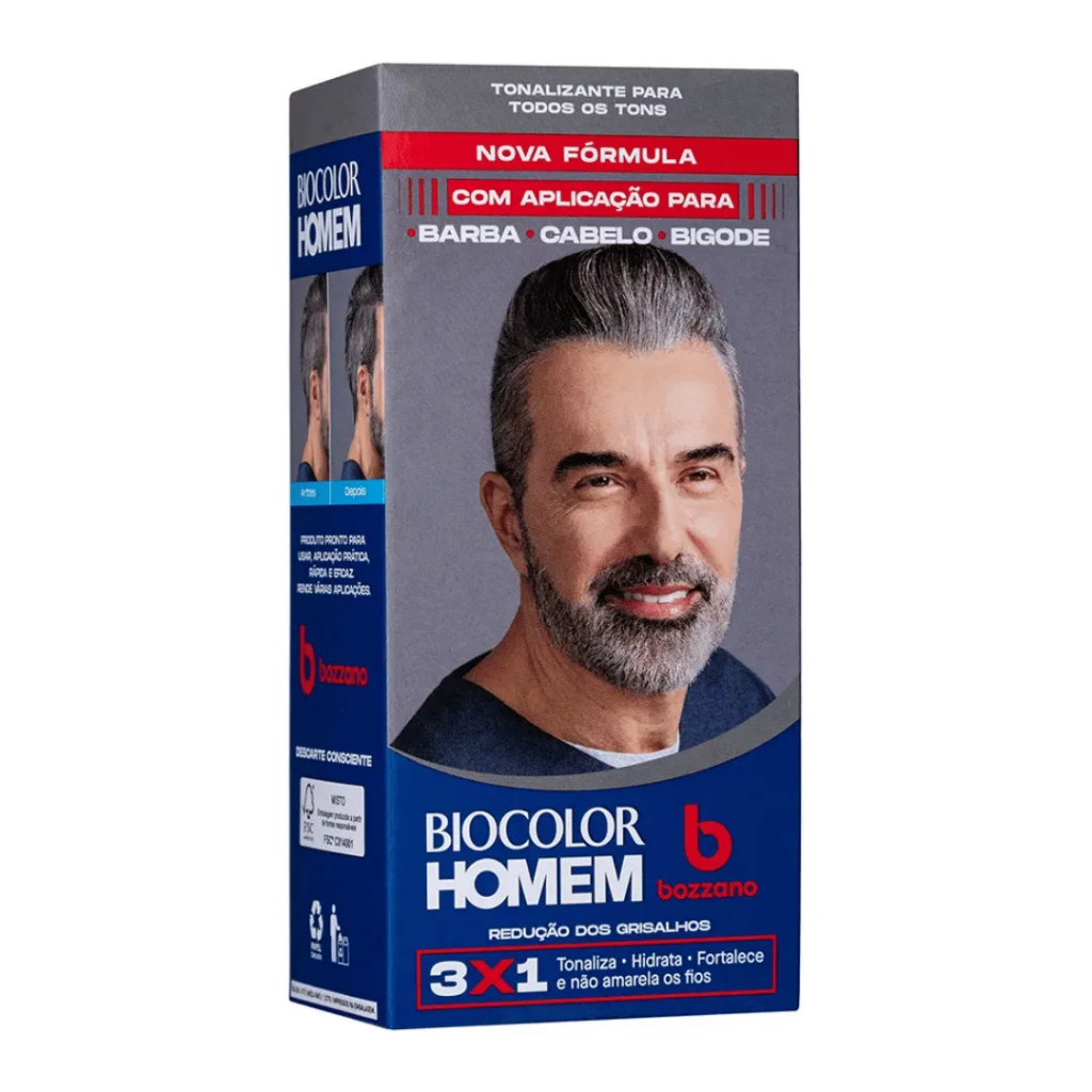 Tonalizante Biocolor Homem Redução de Grisalhos