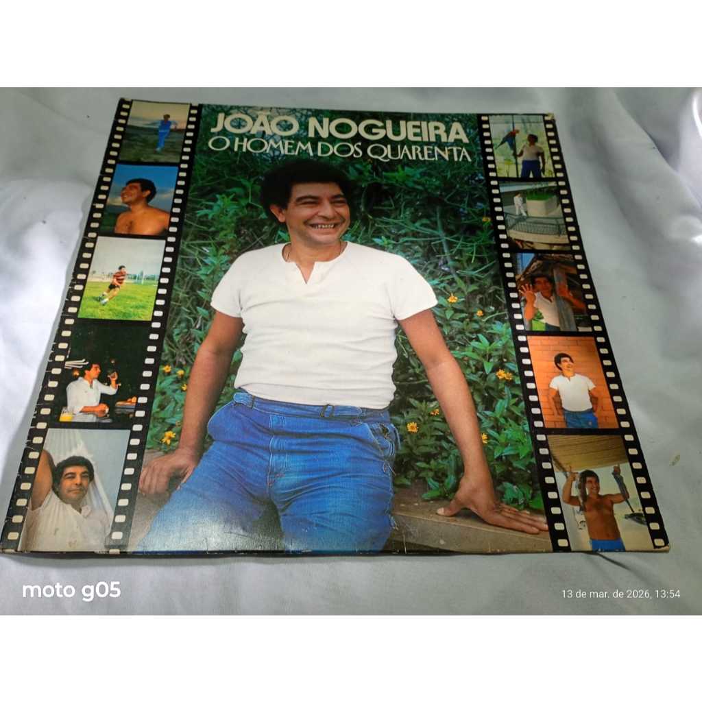 Lp João Nogueira O Homem Dos 40 (1981) Vg+ Otimo