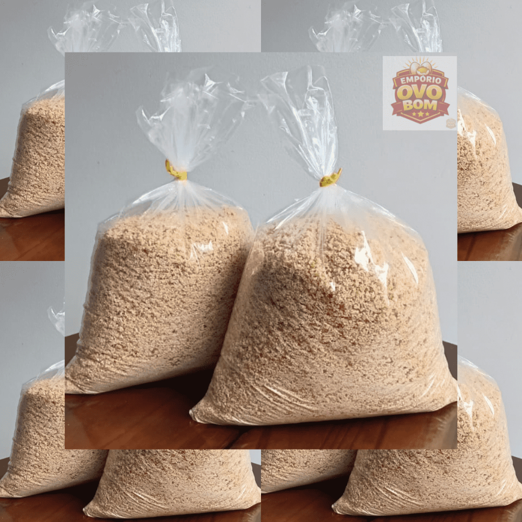 Farinha de Mandioca Torrada Crocante - Pacote 1 KG