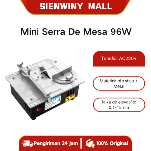 Mini Serra De Mesa Para Carpintaria , Elétrica De Bancada , Modelo DIY , Ferramenta De Corte De Artesanato , 96W , Serra
