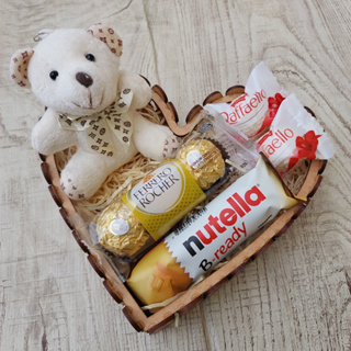 Cesta Chocolate Premium Pequena Presente para Todas As Ocasiões em Oferta na Shopee