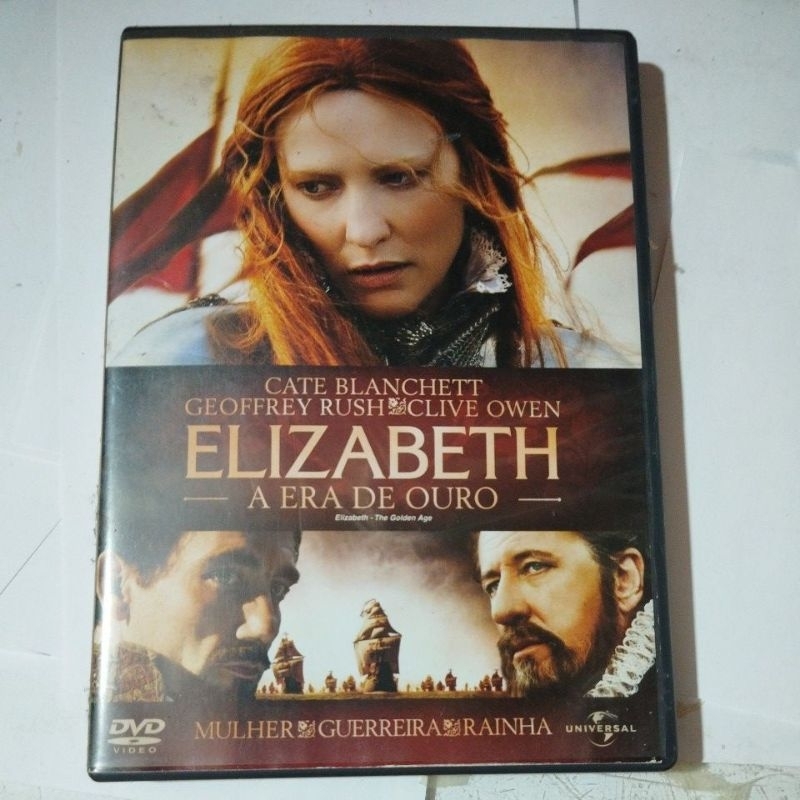 Dvd Elizabeth - A Era do Ouro - Original - Cate Blanchet - Geoffrey Rush