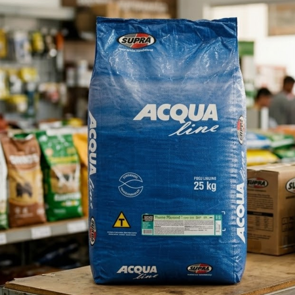 Ração de Peixe Supra Alevinos Pré Juvenil 48% Proteína Bruta 25Kg - Promoção !