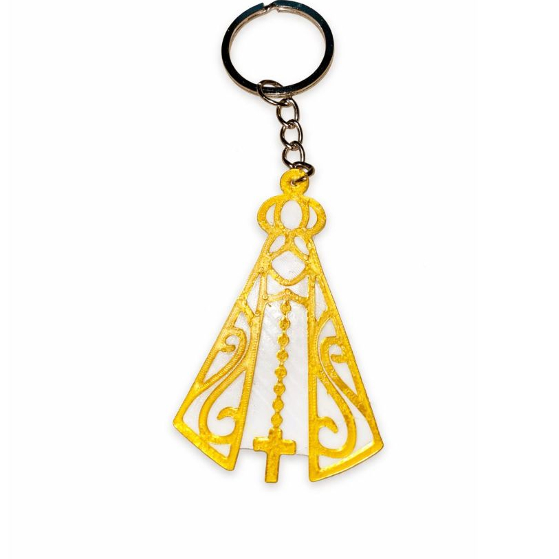 Kit de Chaveiros Nossa Senhora Aparecida – Lembrancinhas Religiosas para Eventos e Presentes