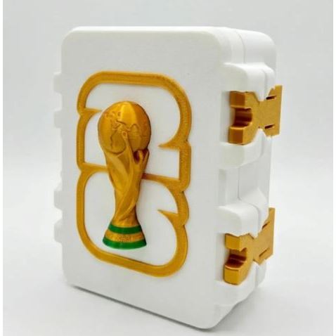Caixa Porta Figurinhas Copa Do Mundo Álbum Futebol Coleção Copa Do Mundo Colecionadores Jogadores