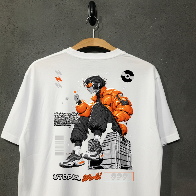 Camiseta Oversized Assalt Streetwear Estampada Moda Urbana Estilo Rua Camisa Larga Manga Curta Jovem