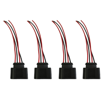 Jogo Conector Para Bobina Audi R8 A3 A4 S3 1.8 2.0 Turbo