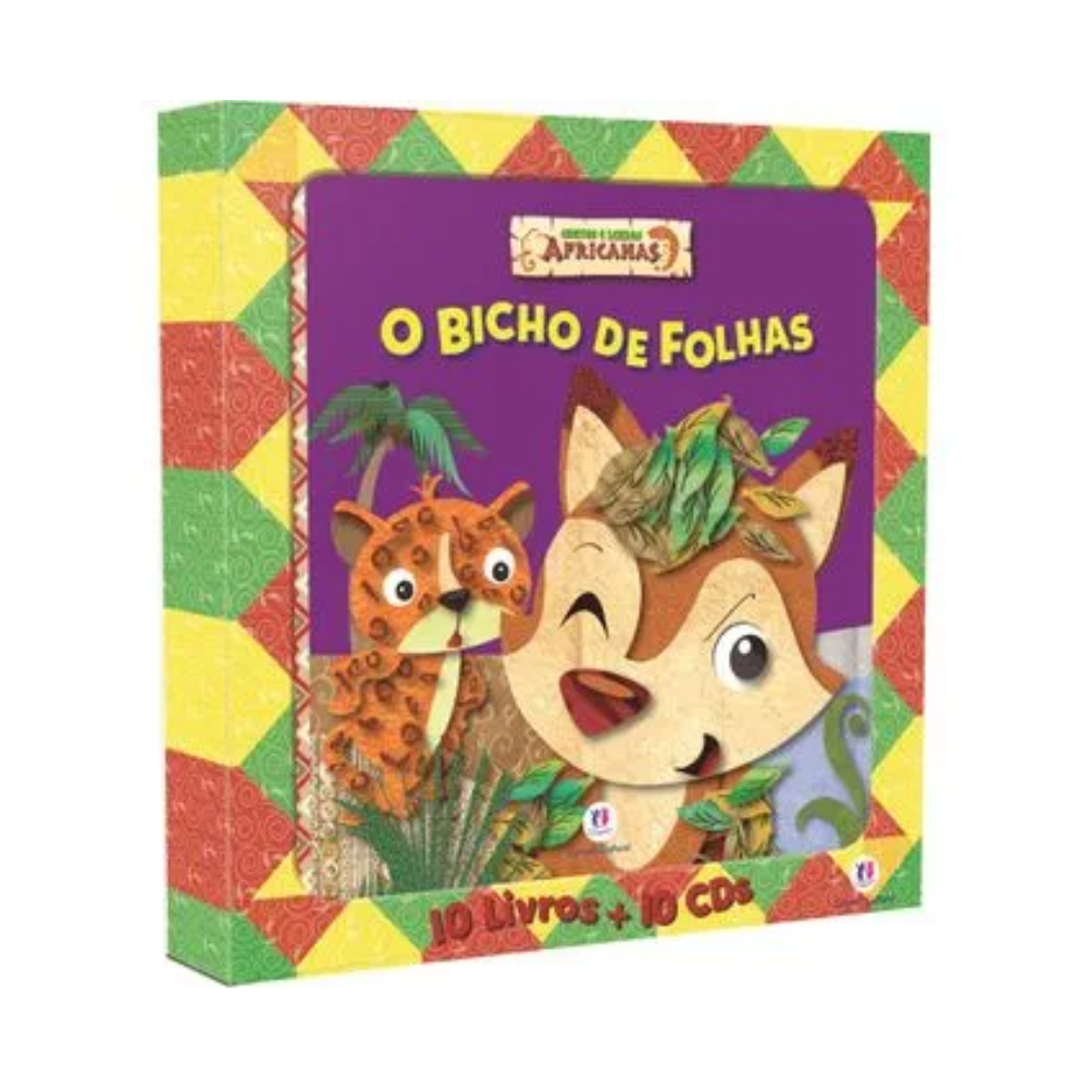 Coleção Contos e Lendas Africanas - 10 Volumes - 10 CDs