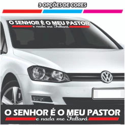 Adesivo para Carro Frases Biblicas O Senhor é o Meu Pastor
