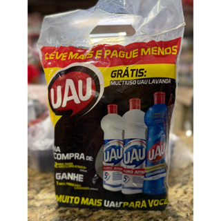 kit Uau multiuso 2 multiuso cloro ativo + 1 multiuso lavanda em Oferta na Shopee