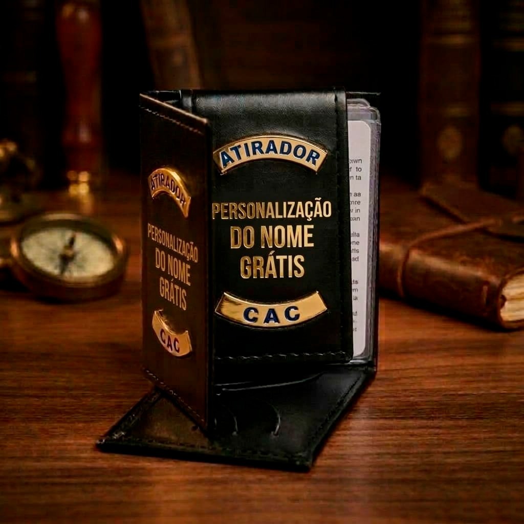 CARTEIRA CAC ATIR. PERSONALIZAÇÃO DO NOME GRÁTIS (ENVIAR NOME NO CHAT) em Oferta na Shopee