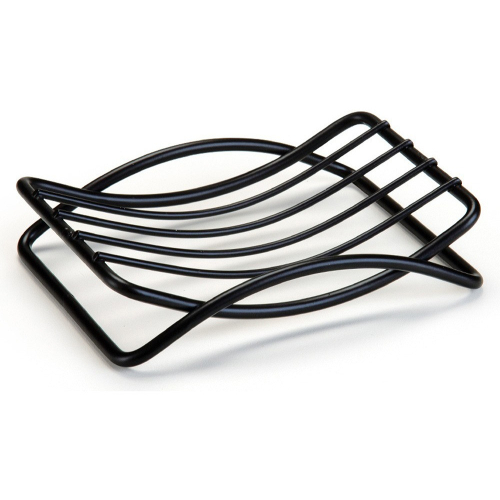 Saboneteira Black ou Cromada Aço Aramado Fácil Escoamento Suporte Porta Sabonete Arthi em Oferta na Shopee