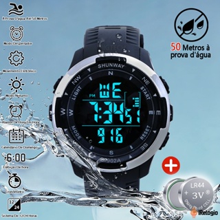 Relógio Eletrônico Original Esportivo à Prova D'água Estudantil Luminoso Masculino Eletrônico em Oferta na Shopee