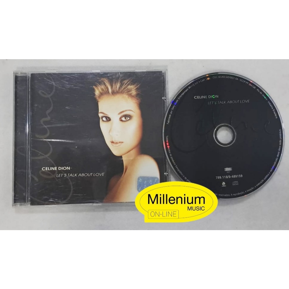 CD Celine Dion Let's Talk About Love 1997 Original Gravadora Colecionador Ótimo Estado