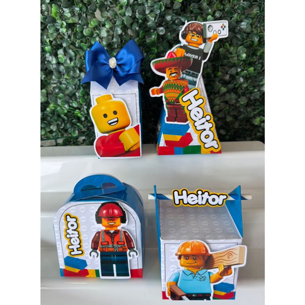 Personalizados LEGO Festa LEGO Lembrancinha LEGO So Um Bolinho LEGO LEGO