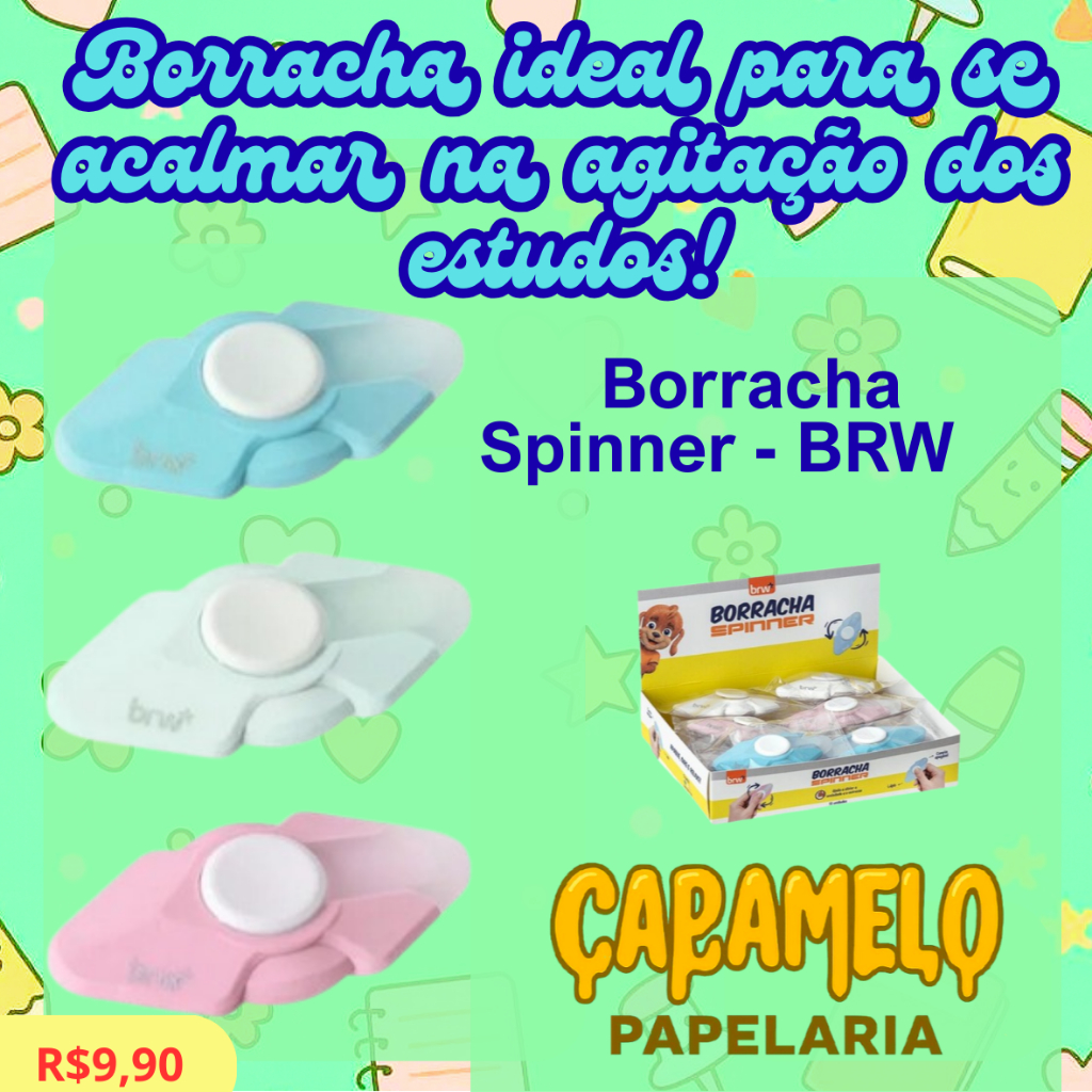 Borracha Spinner - BRW em Oferta na Shopee