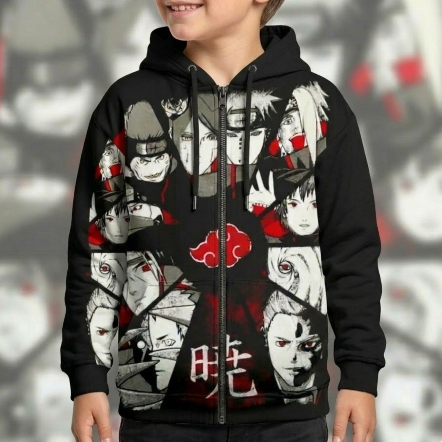 BLUSA AGASALHO MALHA CHIMPA ANIME MEMBROS AKATSUKI