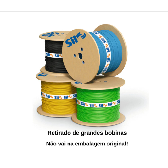 Fio Cabo Flexível 6mm2 Sil 25 Metros Várias Cores Disponível — imagem 2 de 2