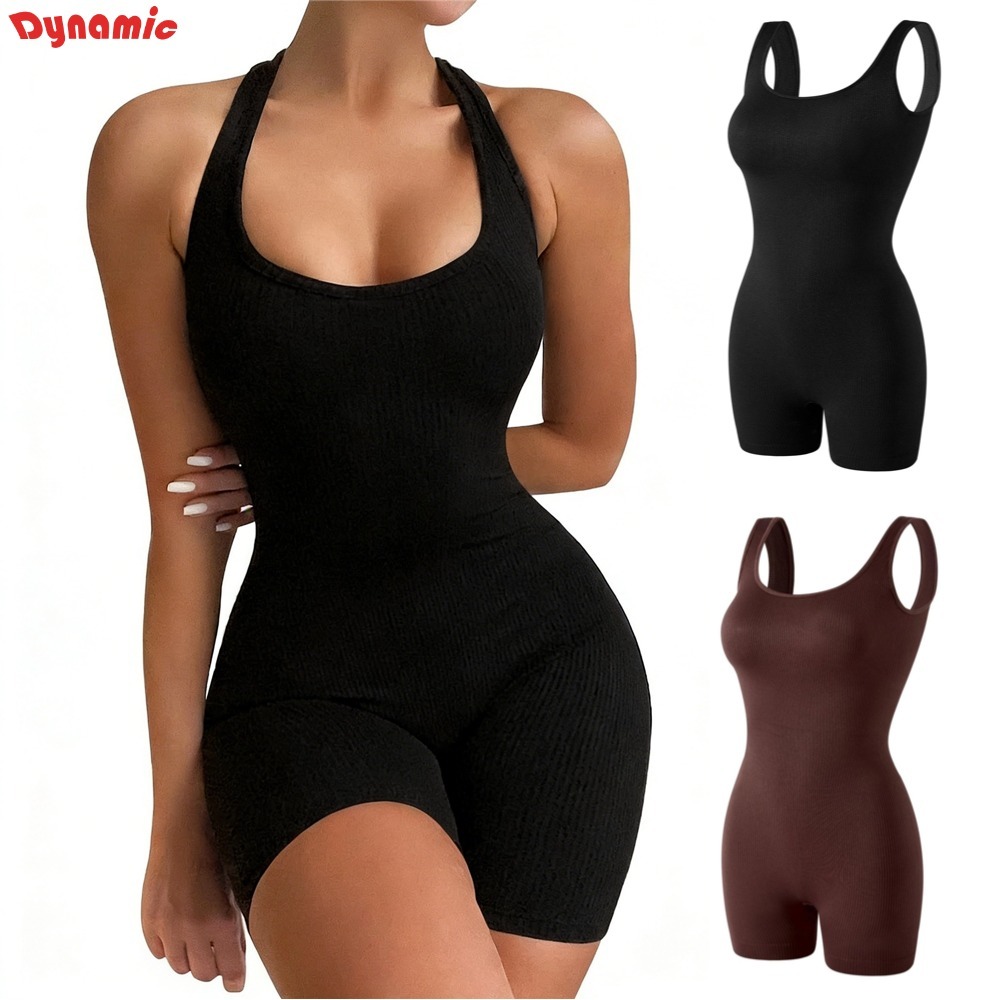 Imagem Macaquinho Fitness Feminino Suplex Slim Academia Yoga Corrida Pilates Caminhada EXCELENTE QUALIDADE-DY