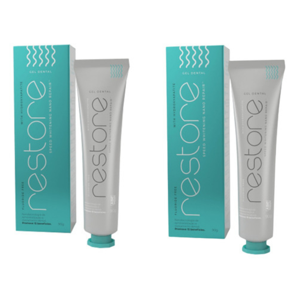 Kit 2 Cremes Dentais Restore - 90g